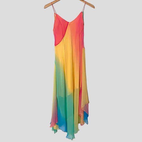 90’s Bobbie Bee Rainbow Ombre Fairy Dress ALTERED See Measurements - Picture 2 of 10